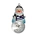NFL Baltimore Ravens Snow Globe Ornament, Silver, 1.5