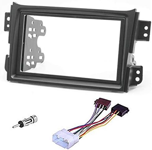 Sound-way Car Radio Installation Kit 2 DIN Adaptor for Opel Agila Suzuki Splash Ritz