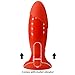 Cob 4.5 Inches Silicone Vibrating Butt Plug Anal Vibrator Prostate Massager for Men or Women (Red)