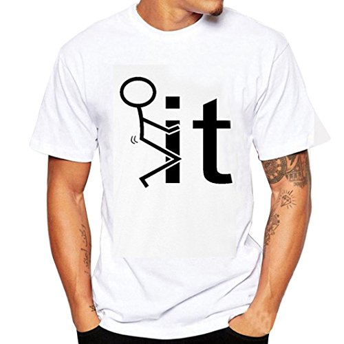 TOOPOOT "IT" Print Men's Summer Short-Sleeved T-shirt