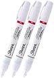 Sharpie Oil-Based Paint Marker, Medium Point, White Ink, 3 Markers (35558)