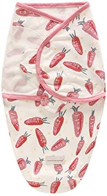 FairOnly Baby Thin Towel Baby Sleeping Bag Swaddling Blanket Carrot S 75 * 50CM (0-March)