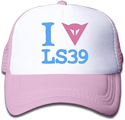 TIKE Infant Toddler Baseball-caps I LOVE LS39 Fans Meshback Pink