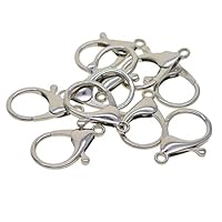 dailymall 10pcs 33mm Large Lobster Clasps Snap Hooks Jewelry Making Craft Accessories