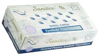 Amazon.com: Sanitex - Disposable Vinyl Gloves, Powder Free