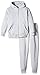 American Hawk Big Boys' Fleece Hoodie and Pants Jog Set, Heather Grey, 10/12