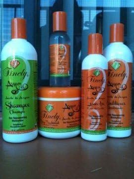 Finely Argan Oil- Hair Rejuvenating Mousturizer Combo: Shampoo, Conditioner, Deep Treatment, Shinning Drops and Leave-in!!!