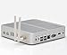 Kingdel Windows 10 Mini Computer, Fanless Nettop with intel i5-4200U CPU, 8GB RAM, 64GB SSD, HDMI, VGA, 4USB 3.0, WiFi, Metal Case