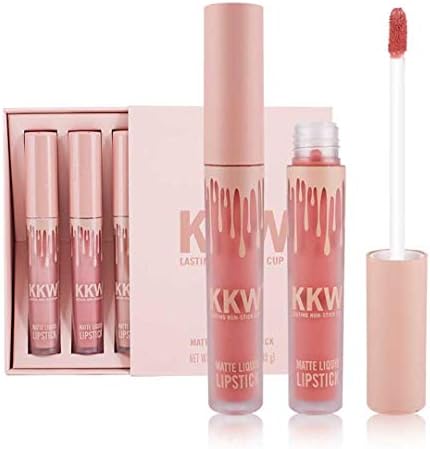 Lady Makeup Waterproof Liquid Lip Gloss Pop Matte Kkw Llipstick Lasting Kilie Lip Tint Red Pop Kyliejenner Lipsticks 4 Colors