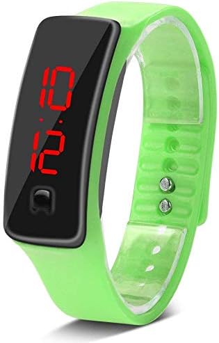 Lemonade - Blue/Purple/Green Color Unisex Silicone Digital LED Bracelet Band Wrist Watch for Kids, Boys, Men, Girls, Women