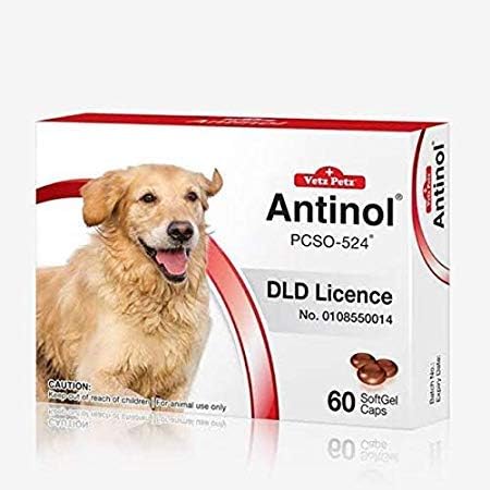 vetz Antinol Joint Care Supplement for Dogs 60 ct
