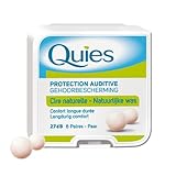 Quies Protection Auditive Wax Earplugs 8pairs plugs by Quies