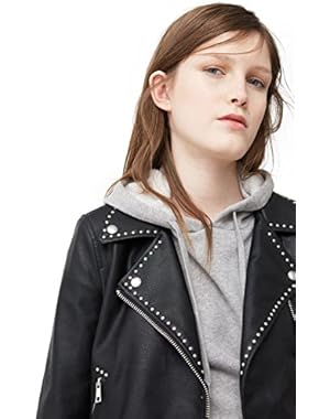 Mango Women's Studded Biker Jacket