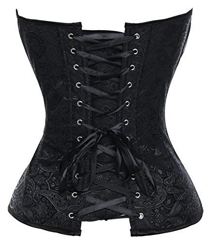Beauty-You-Donna-Sexy-Overbust-allacciatura-corpetti-con-G-String