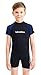 Lemorecn Wetsuits Youth Premium Neoprene 2mm Youth's Shorty Swim Suits(4021-US8)