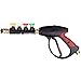 Dutiger 8609097 High Pressure Washer Gun Water Jet Car Wash Gun 3000 PSI with 5-color Pressure Water Washer Nozzles
