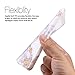 iPhone 8 Plus Case,iPhone 7 Plus Case, DOUJIAZ White Gold Marble Design Clear Bumper TPU Soft Case Rubber Silicone Skin Cover for iPhone 7 Plus (2016) / iPhone 8 Plus (2017)