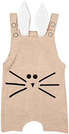 VIEWIM Cute Baby Boy Clothes Toddler Sleeveless One Piece Bunny Romper Jumpsuits Outfits