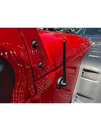 TrunkNets 6 3 4 "Antena mástil - Compatible con: Jeep JK Wrangler 2007 08 09 10 11 12 13 14 15 16 17 2018