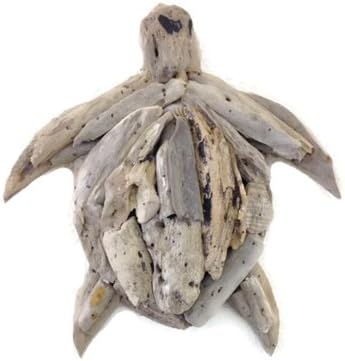 Hawaiian Honu/Turtle Small 14โ L x 13โ W Driftwood Decorative Coastal Wall Hanging