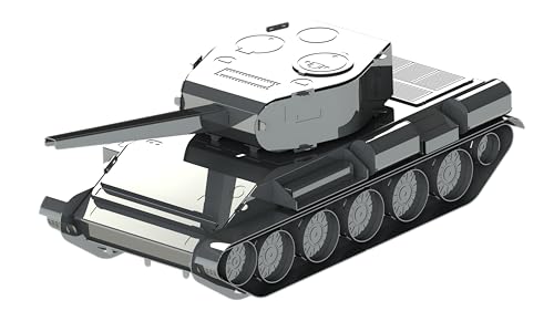 METAL TIME Model Т - 44, 3D Puzzles for Adults or Teens, DIY Metal Puzzle Model Kit, 3D Metal Model Brain Teaser Puzzle - Great Gift Idea, 59 PCS.