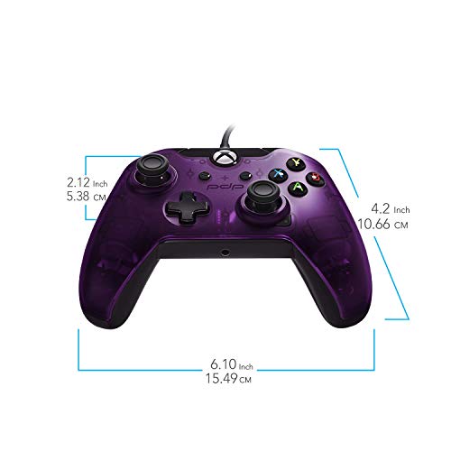 PDP Gaming Wired Controller: Royal Purple - Xbox One