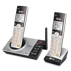 AT&T CL82207 DECT 6.0 2-Handset Cordless Phone for