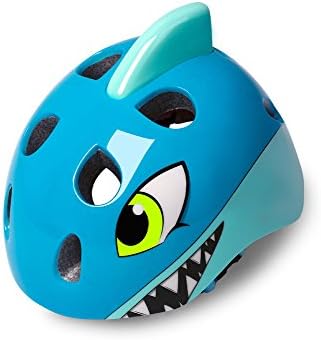 Kids Helmets Multi-Sport Safety Helmet Cute Shark Bike Helmet Roller Skating Balancing Scooter Helmets ( Color : Blue )