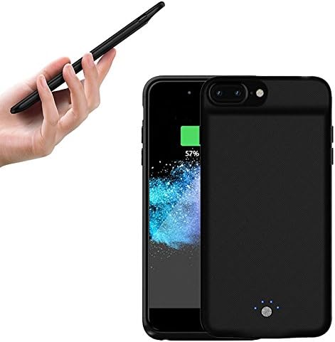 iPhone 6 6s 7 Charging Case Wireless Slim Battery Case 2800mAh Faceme Apple 6 6s 7 Charger Protective Portable Extended Battery Rechargeable Model (Black)