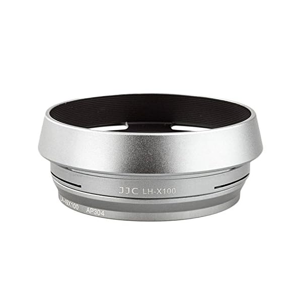 JJC LH JX100 Fuji Zonnekap Zilver, Schwarz