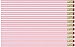 Full Size Pastel Pink Hexagon #2 Pencil, Eraser. 36 Pack. Express Pencils