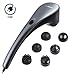Naipo Handheld Back Massager Electric Deep Tissue Percussion Massage with Heat, Wide-Range Adjustable Intensity for Neck Shoulder Foot Leg Muscle Full Body Pain Relief