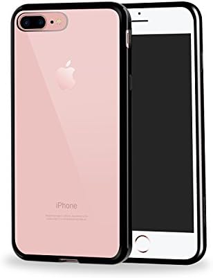iphone7 plus / iphone 8 plus Case, VACTICE Transparent Clear Slim Scratch Resistant Hybrid Protective Case for Apple iPhone 7 2016 / iPhone 8 2017 (Black)