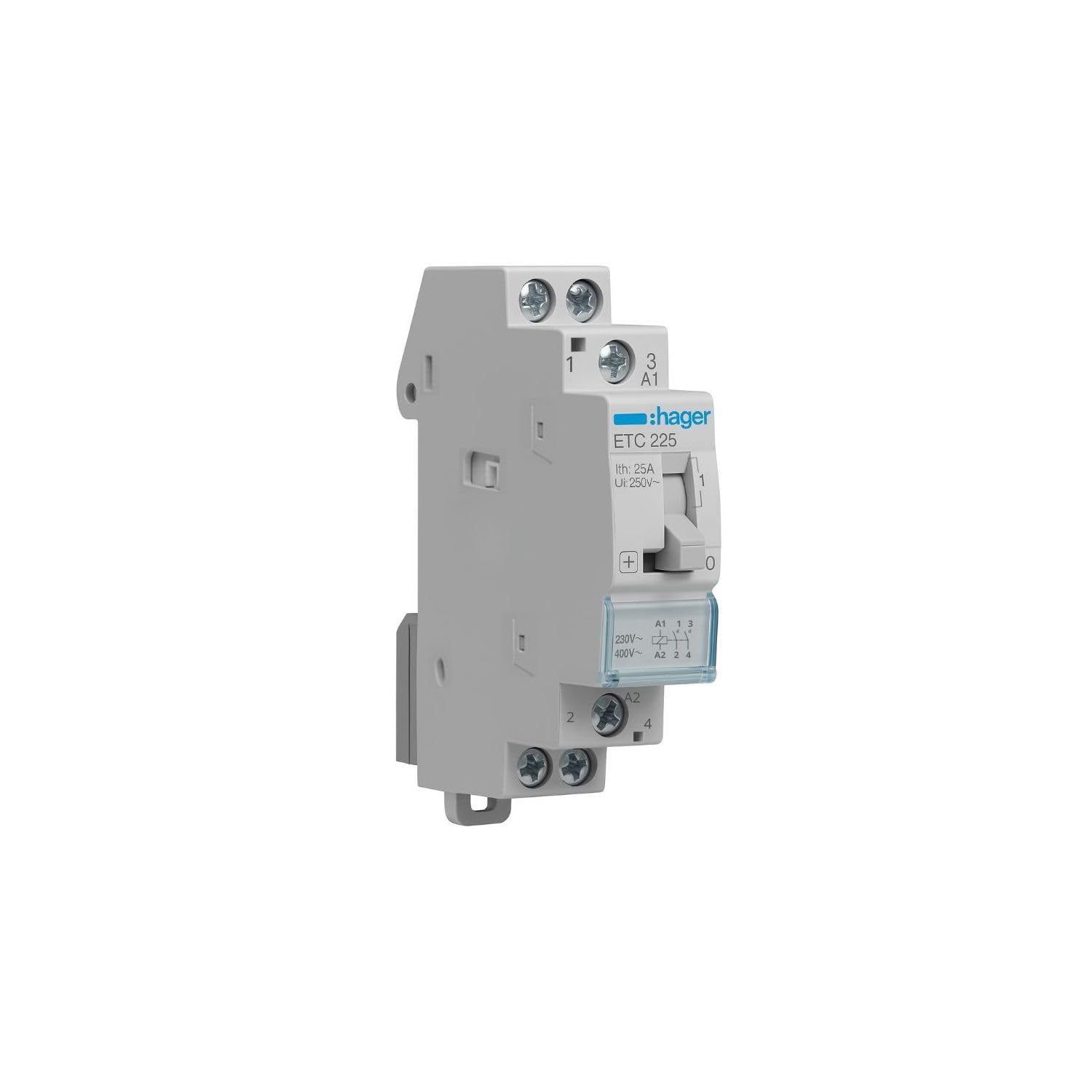 Hager - ETC225 - Day/Night Switch - 25A 2NO 230V