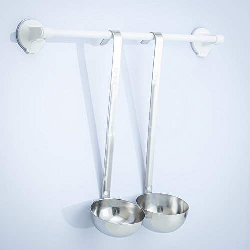 Stainless Steel Ladle, Kitchen Gravy Ladles Cooking Tools Set With Long Handled Smooth Edge