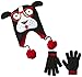 Skr Club Big Boys' Smartie Pup Knit Hat and Glove Set