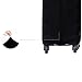 Cosmos® Black Color Stretch Fabric Luggage Suitcase Protector Cover fits Most 26
