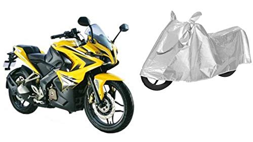 SHEEN Silver Universal Bike Cover for Bajaj Pulsar 200(Dust Resistant, Sunlight Protection)