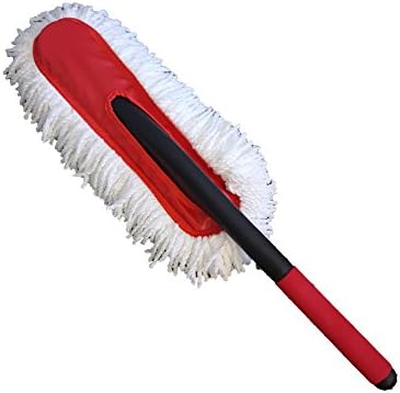 Car Duster, Washable Microfiber Interior and Exterior Multi Surface Cleaner, Professional Detailing Tool. Wax Treated