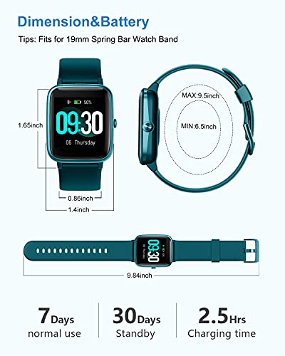 ایگرد | قیمت و خرید Willful Smart Watch for Android Phones and iOS Phones  Compatible iPhone Samsung, IP68 Swimming Waterproof Smartwatch Fitness  Tracker Fitness Watch Heart Rate Monitor Smart Watches for Men