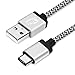 USB C, Cambond 6.6ft / 2M Braided Type C Cable With Reversible Connector for LG G5, Nexus 6P, Nexus 5X, OnePlus 2, New Macbook 12 inch, Google ChromeBook Pixel, Nokia N1, Pixel C and More (Silver)