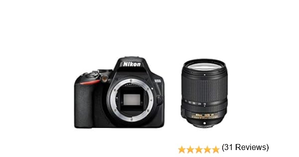 Nikon D3500 + AF-S DX 18–140 VR Juego de cámara SLR 24,2 MP CMOS 6000 x 4000 Pixeles Negro: Amazon.es: Electrónica