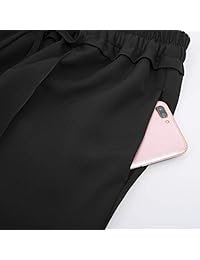 Pantalón de dos bolsillos con cintura elástica y ajuste cómodo para dama