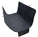 NAC&ZAC New Version Hammock Pet Seat Cover for Compact Cars with Seat Anchors, Nonslip, Extra Side Flaps, Waterproof & Machine Washable