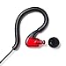 SONXTRONIC XDR-1000 BB Premium Fashion Soft Touch Earhook Earbud Sport Running Headphones with Microphone Bass Boxes Design Red