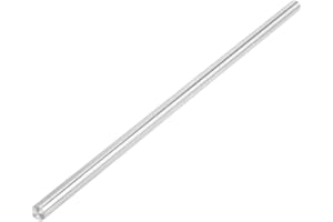 TAIDDA Steel Round Rod, 15mm 500mm Linear Chrome Plated Carbon Steel Rod Harden Cylinder Bar