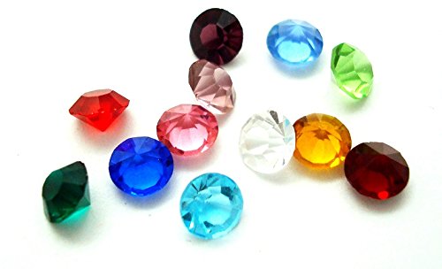 Cherityne Pack of (12) 5mm Round Birthstone Crystal Floating Charm for Locket Pendants
