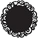 Wilton Black Swirl 10-Inch Cake Doilies, 10 Count
