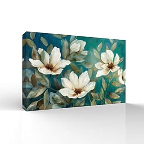 Wall26-Canvas Wall Art-Vintage Flower-Giclee Painting Wall Art for Bedroom Living Room Home Decoration - 12x18 inches