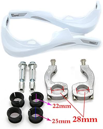 Universal Motorcycles Handguards Handlebar Hand Brush Guards Handle Protector Windshield Crash Protector For Honda Motocross Yamaha Suzuki Kawasaki Dual Sport Dirt Bike ATV MX
